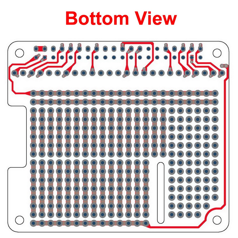 CZH-LABS Prototype Breakout PCB Shield Board Kit for Raspberry Pi 3 2 B+ A+, Breadboard DIY.