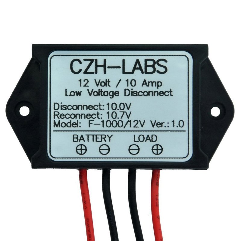 CZH-LABS Low Voltage Disconnect Module LVD, 12V 10A, Protect/Prolong Battery Life.