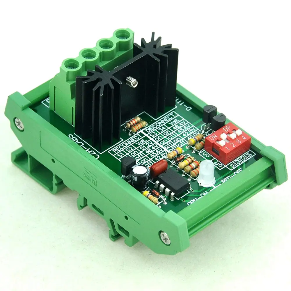 Module Disconnect 8pr CZH-LABS DIN Rail Mount Low Voltage Disconnect Module LVD, 48V 30A ...