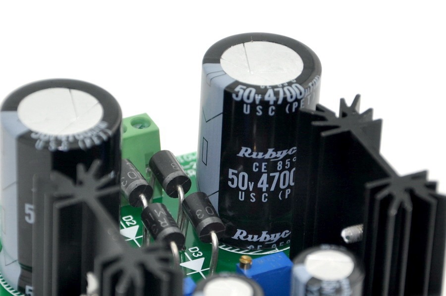 AUDIOWIND Power Supply Board Kit, PCB, Based on LM317 & LM337 IC.