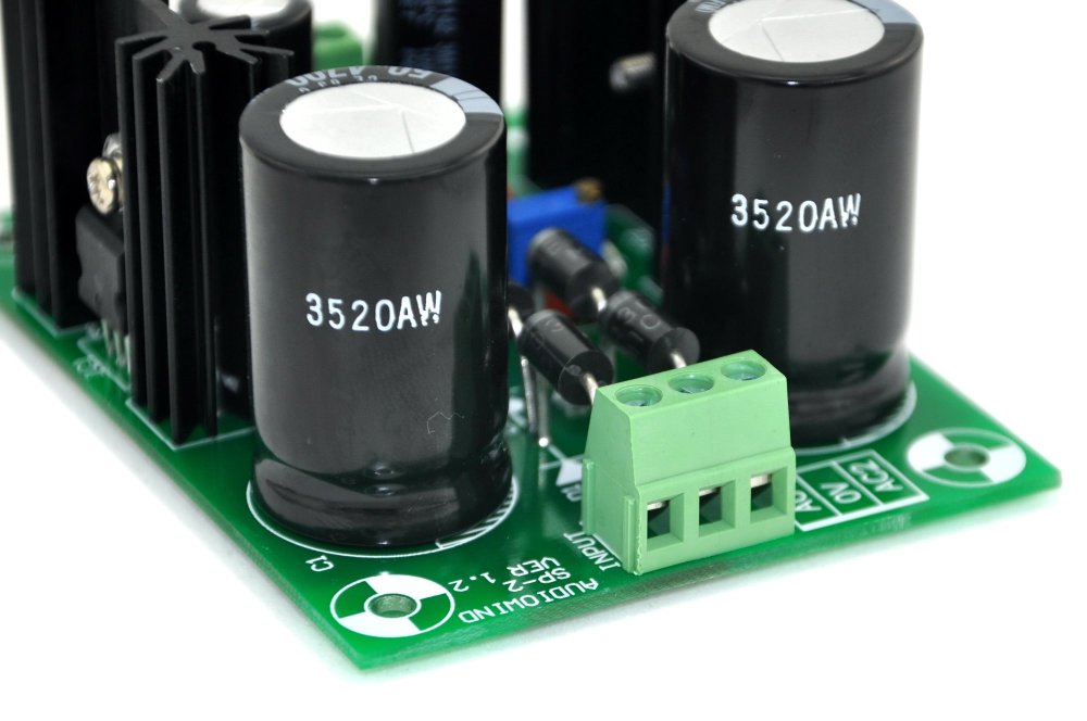 AUDIOWIND Power Supply Board Kit, PCB, Based on LM317 & LM337 IC.