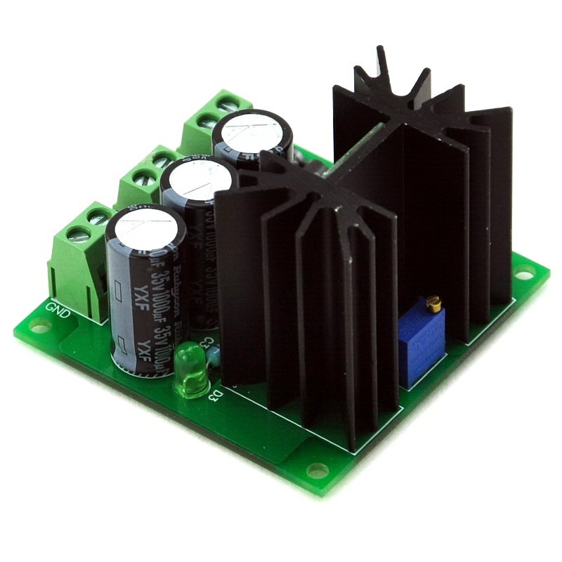 AUDIOWIND Ultra-low Noise <40μV Adjustable Voltage Regulator Module, 1.25~20V / 1.5 Amp.