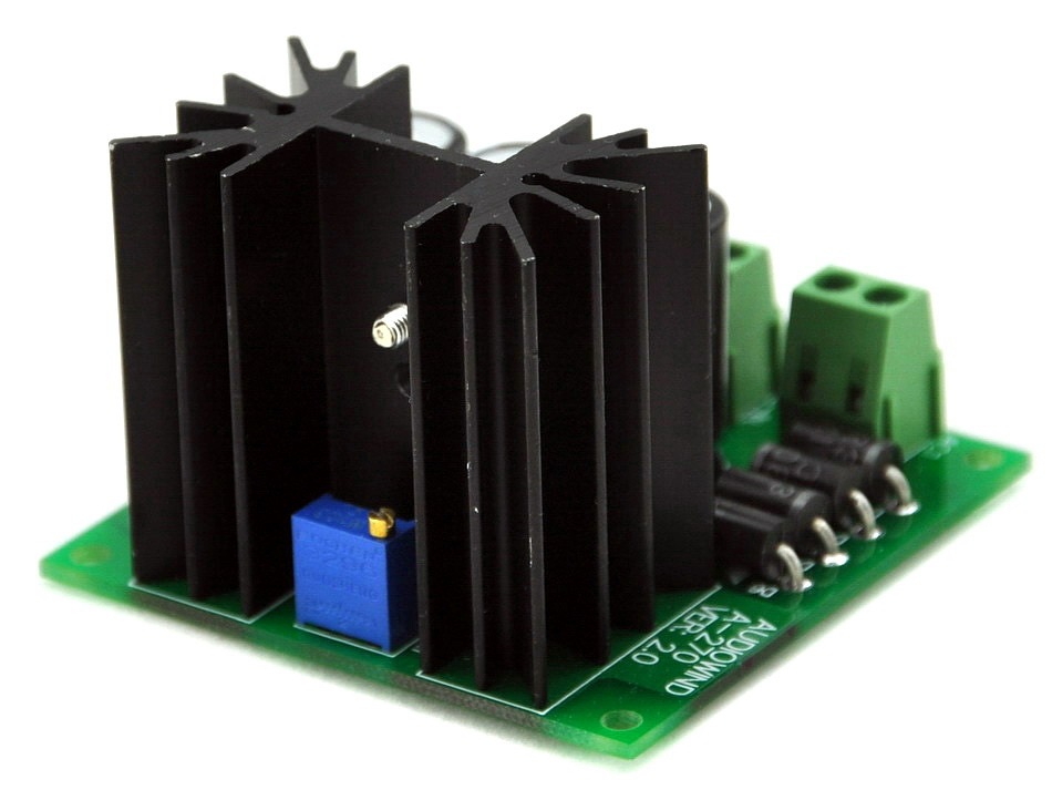 AUDIOWIND Ultra-low Noise <40μV Adjustable Voltage Regulator Module, 1.25~20V / 1.5 Amp.