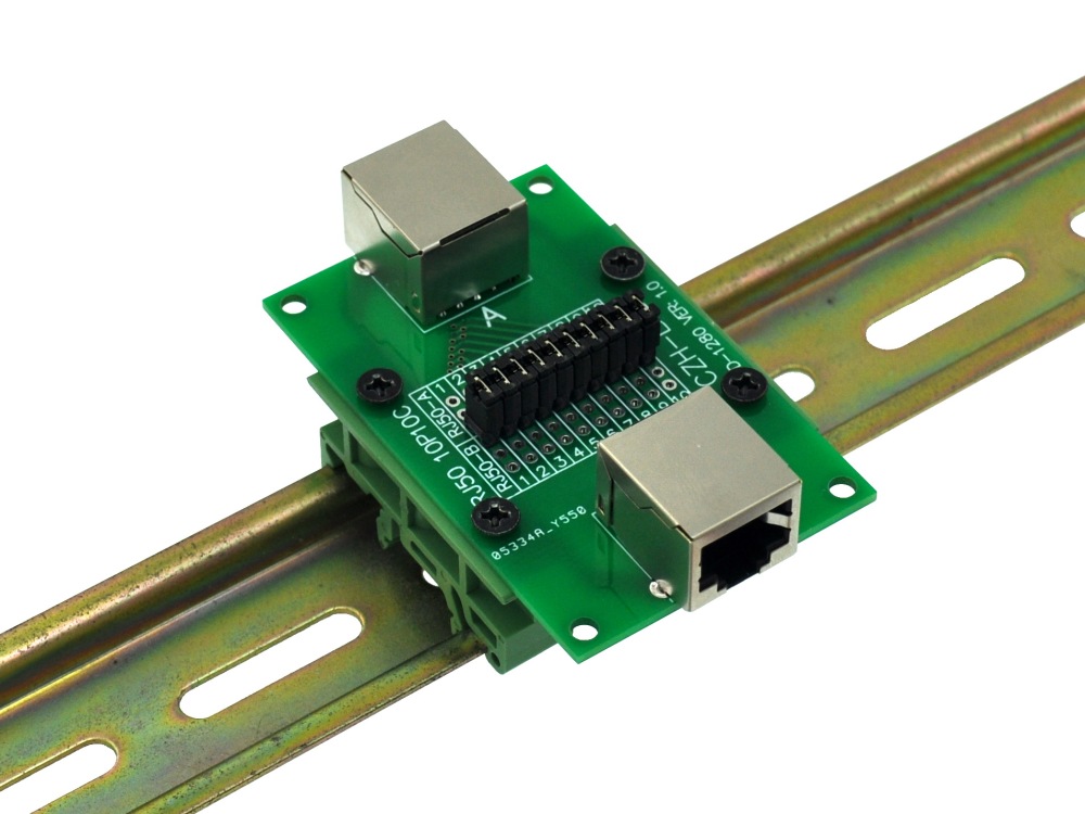 CZH-LABS RJ50 10P10C Diagnostic Test Breakout Module Board.