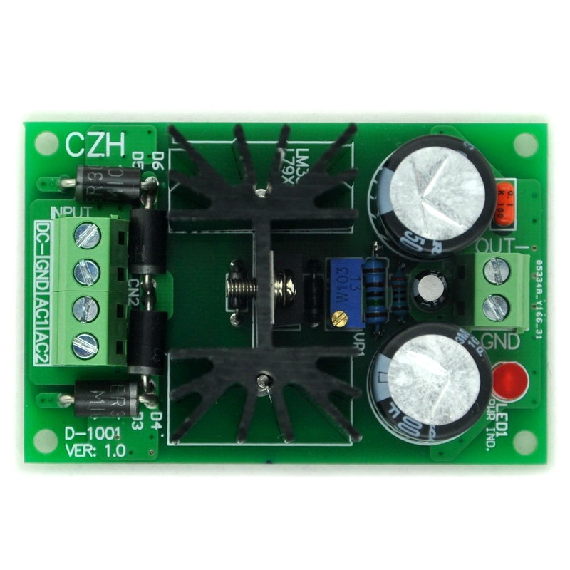 CZH Negative 1.25~37V DC Adjustable Voltage Regulator Module.