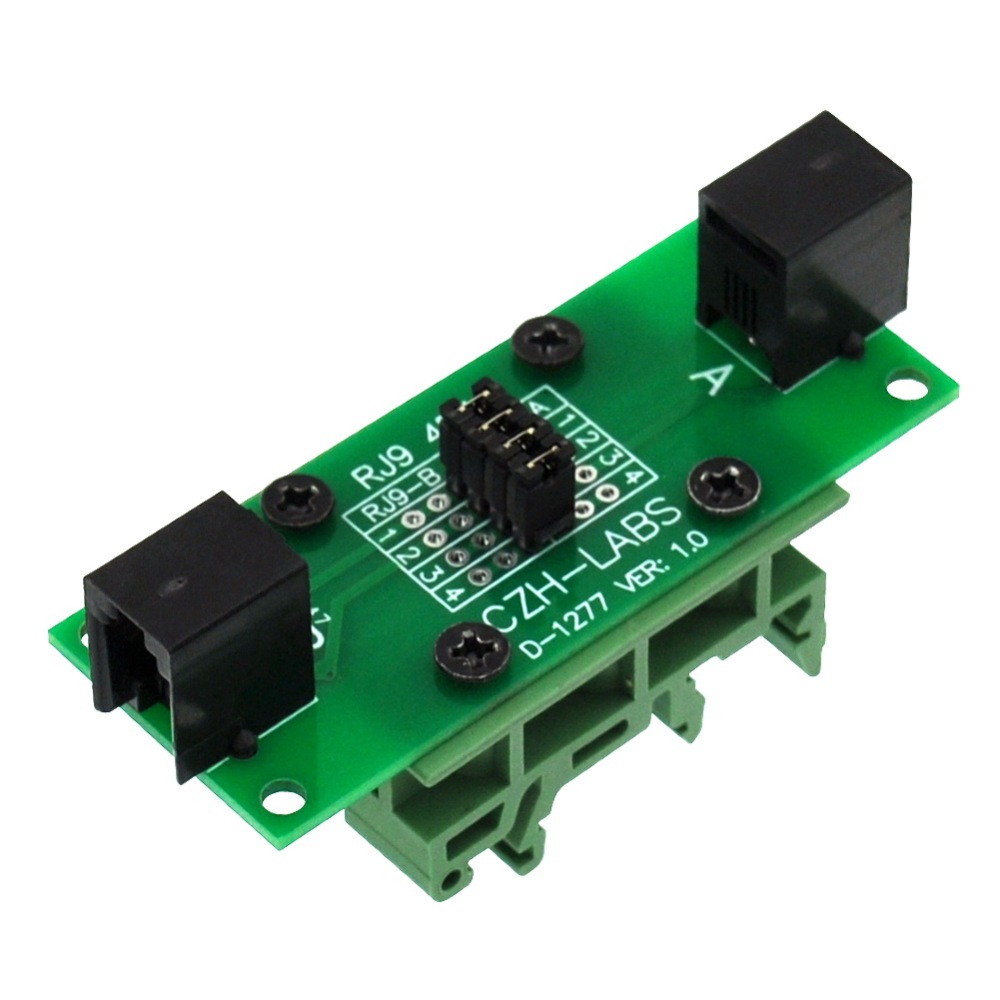 CZH-LABS RJ9 4P4C Diagnostic Test Breakout Module Board.