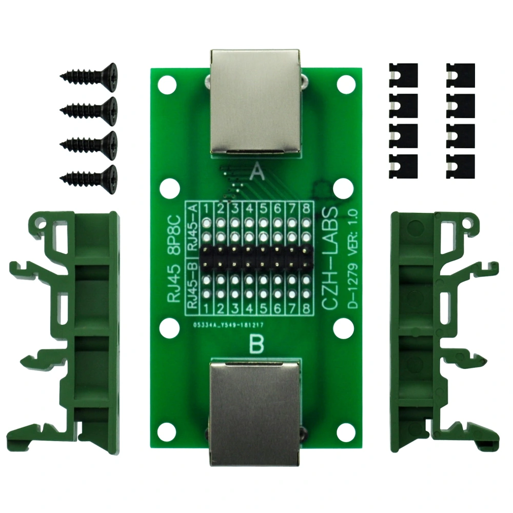 CZH-LABS RJ45 8P8C Diagnostic Test Breakout Module Board.