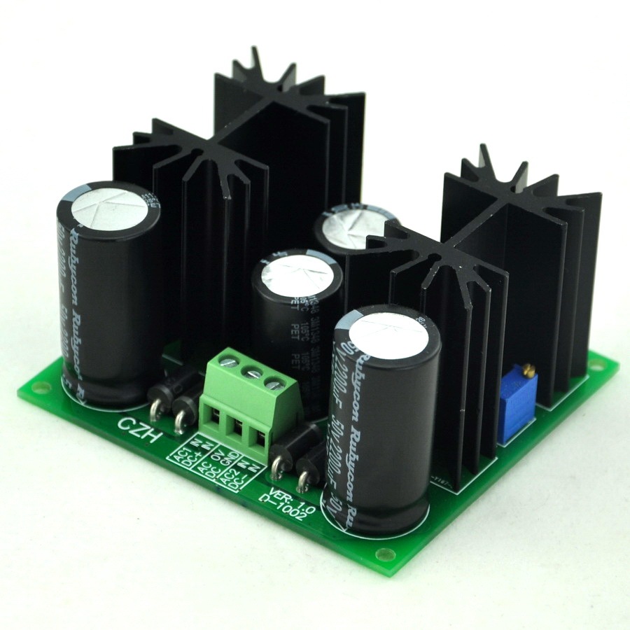 CZH Positive and Negative +/- 1.25~37V DC Adjustable Voltage Regulator Module.