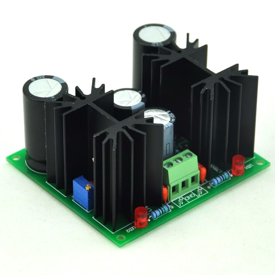 CZH Positive and Negative +/- 1.25~37V DC Adjustable Voltage Regulator Module.