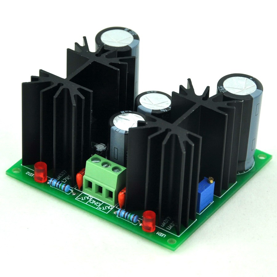 CZH Positive and Negative +/- 1.25~37V DC Adjustable Voltage Regulator Module.