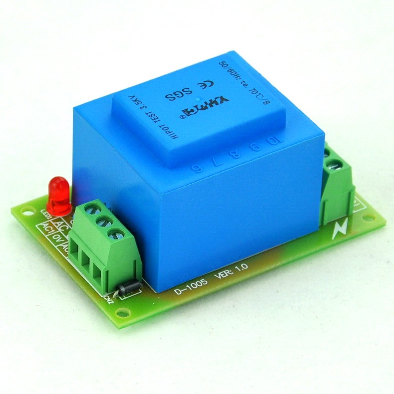 CZH Primary 115VAC, Secondary 2x 18VAC, 5VA Power Transformer Module, D-1005/I, AC18V.