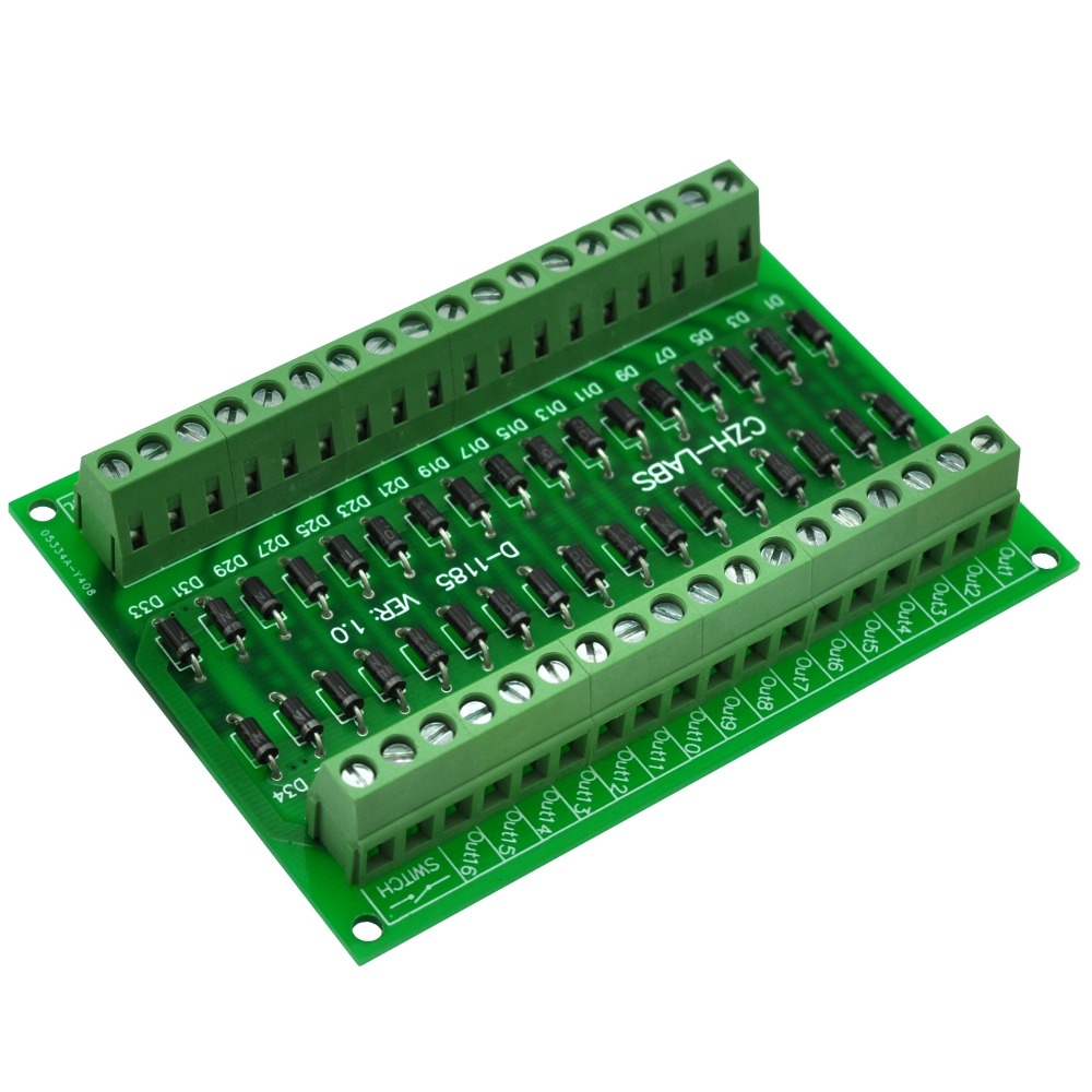 CZH-LABS AC Lamp Test Diode Module, 16 Channels.