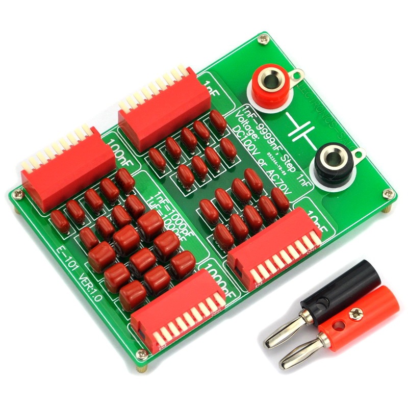 ELECTRONICS-SALON 1nF to 9999nF Step-1nF Four Decade Programmable Capacitor Board.