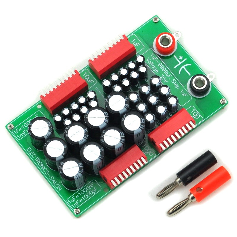 ELECTRONICS-SALON 1uF to 9999uF Step-1uF Four Decade Programmable Capacitor Board.