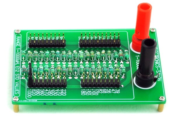 ELECTRONICS-SALON 1uH to 1000uH E12 Standard 37 Values Programmable Inductor Board.