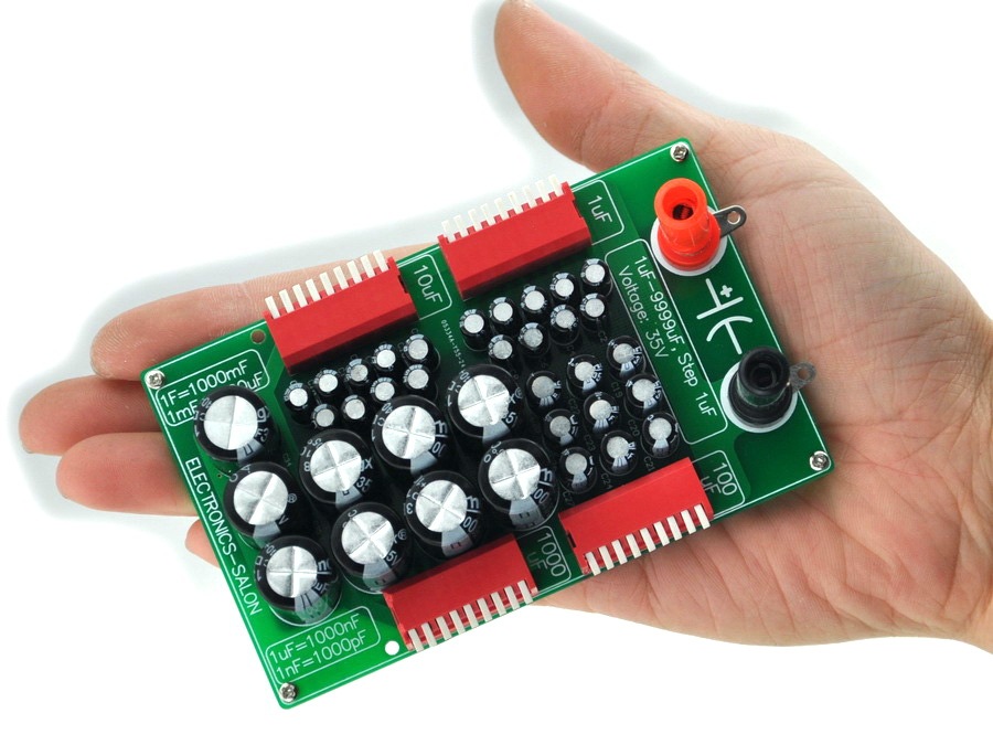 ELECTRONICS-SALON 1uF to 9999uF Step-1uF Four Decade Programmable Capacitor Board.