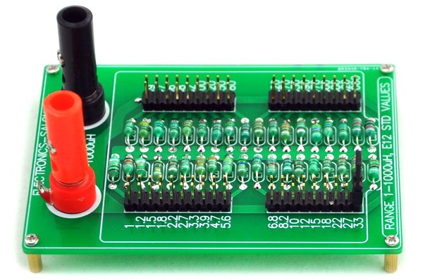 ELECTRONICS-SALON 1uH to 1000uH E12 Standard 37 Values Programmable Inductor Board.