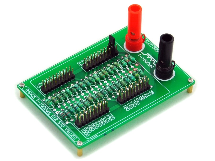 ELECTRONICS-SALON 1uH to 1000uH E12 Standard 37 Values Programmable Inductor Board.