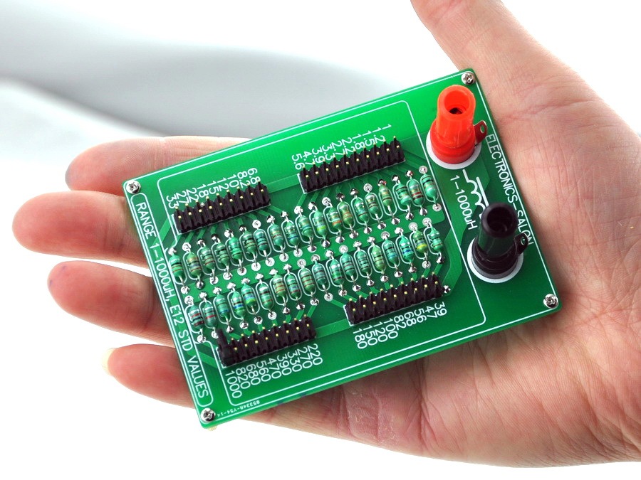 ELECTRONICS-SALON 1uH to 1000uH E12 Standard 37 Values Programmable Inductor Board.