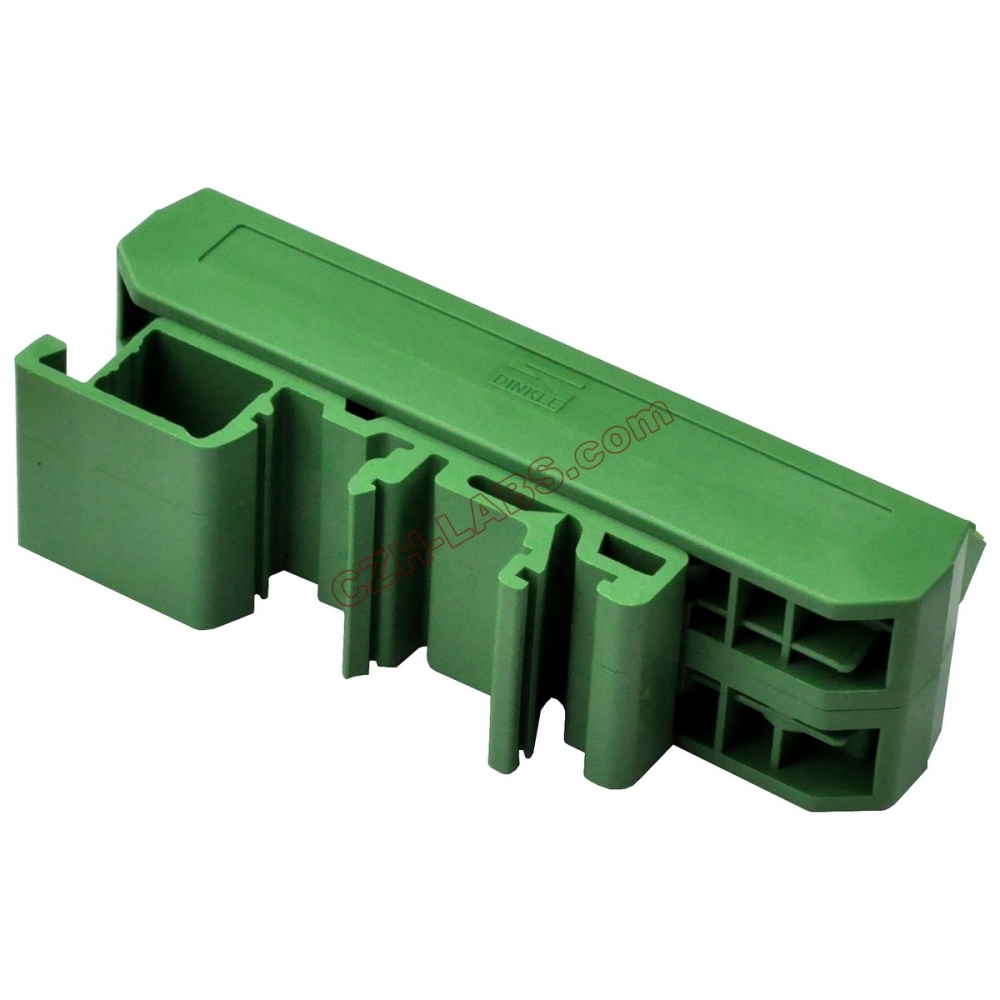 Slim DIN Rail Mount 16A/300V 1x13 Position Screw Terminal Block Distribution Module.