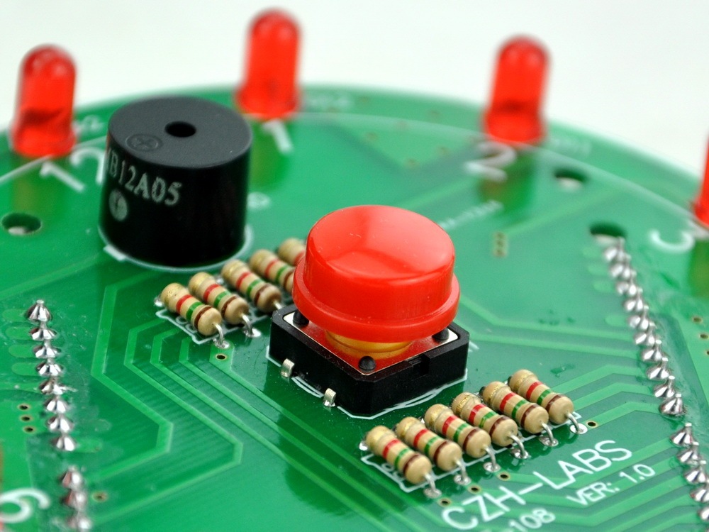 ELECTRONICS-SALON 12 Position LED Electronic Lucky Rotary Board Kit for Arduino UNO R3.