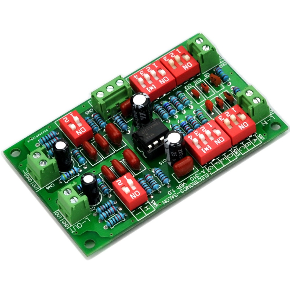 ELECTRONICS-SALON Stereo Phono RIAA Preamplifier Module Board, Preamp.