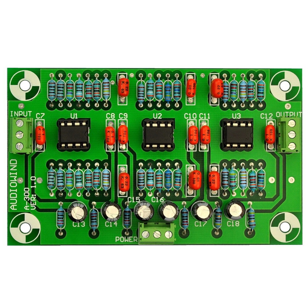 AUDIOWIND A-300 Stereo Phono RIAA Preamplifier Preamp Module (For MC Pickup).