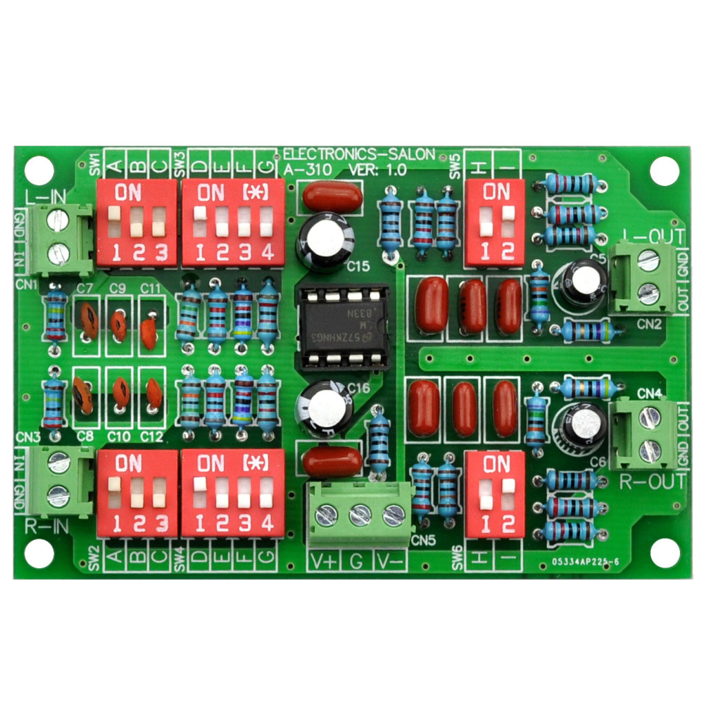 ELECTRONICS-SALON Stereo Phono RIAA Preamplifier Module Board, Preamp.