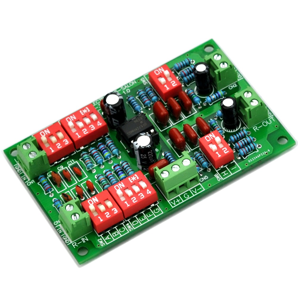 ELECTRONICS-SALON Stereo Phono RIAA Preamplifier Module Board, Preamp.