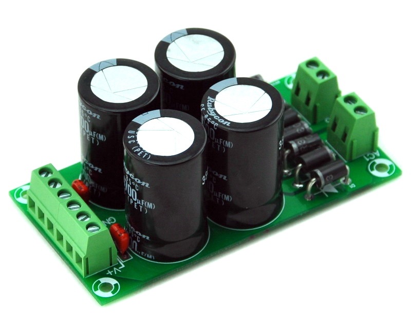 ELECTRONICS-SALON +/-40V 3A Dual Bridge Dual Polarity Unregulated Power Supply Module.