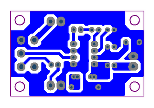 AUDIOWIND Battery Supply Audio Mono Amplifier Kit, NJM386D, LM386.