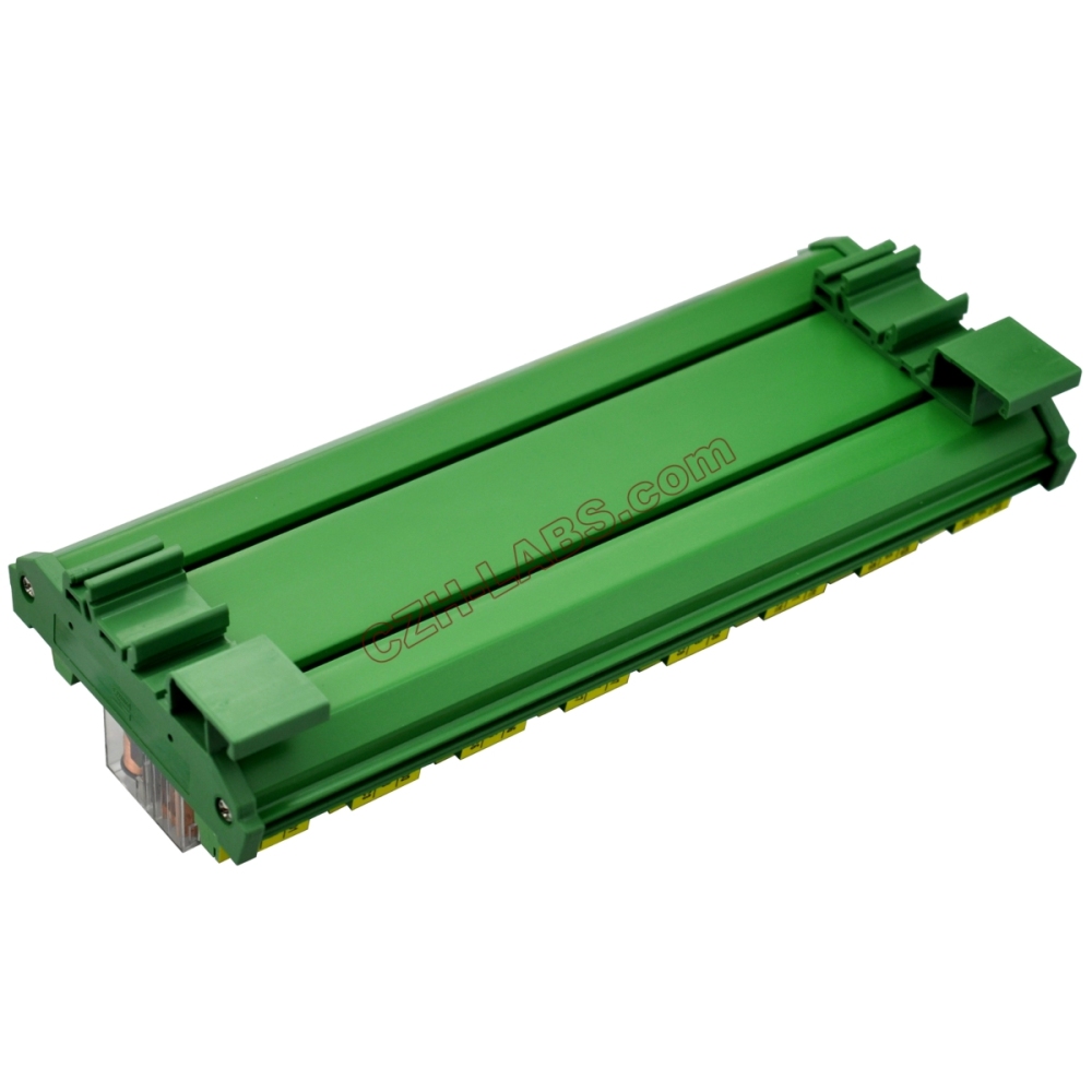 DIN Rail Mount AC/DC 5V Control 8 DPDT 5Amp Pluggable Power Relay Interface Module.