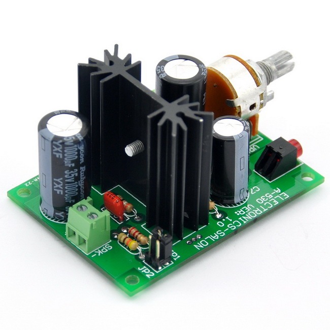 ELECTRONICS-SALON Mono 10W Audio Amplifier Module, Based on TDA2003 A. for Car Radio etc.