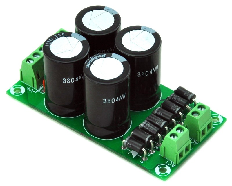 ELECTRONICS-SALON +/-40V 3A Dual Bridge Dual Polarity Unregulated Power Supply Module.