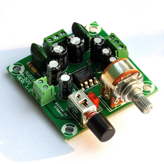 AUDIOWIND 2-Chl 0.7 Watt Audio Amplifier Module, Based on NJM2073.