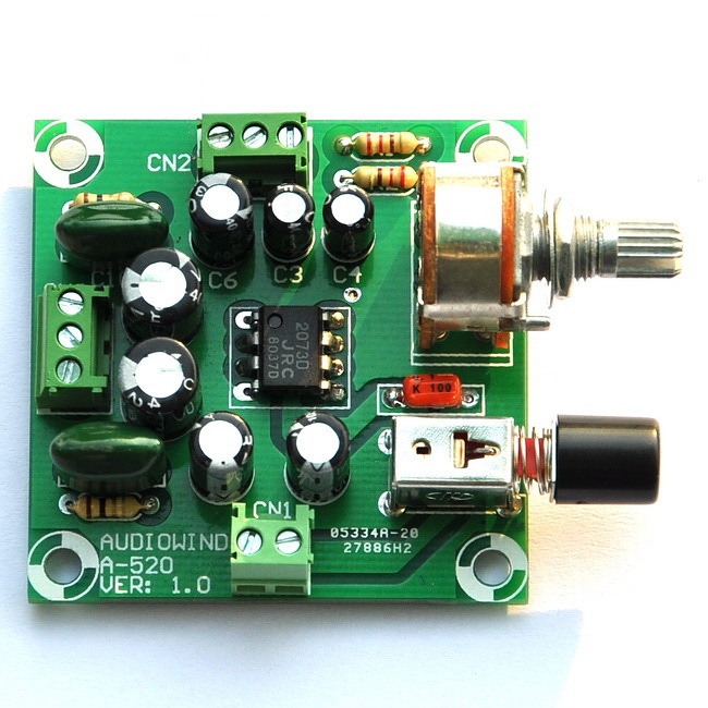 AUDIOWIND 2-Chl 0.7 Watt Audio Amplifier Module, Based on NJM2073.
