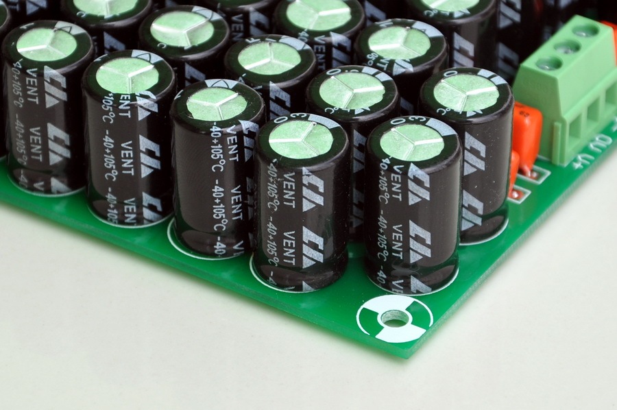 AudioWind 100,000uF Capacitors Module Board, for Upgrade Audio PreAMP or Power AMP.