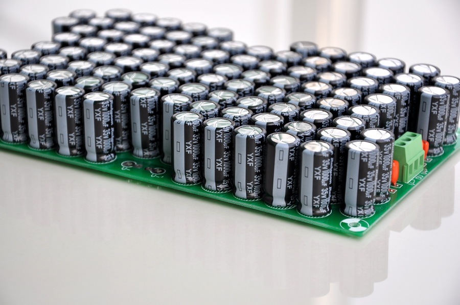 AudioWind 100,000uF Capacitors Module Board, for Upgrade Audio PreAMP or Power AMP.