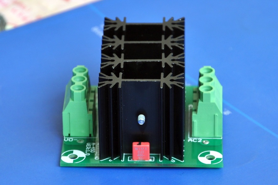AudioWind 30A Bridge Rectifier Module Board, for High-Power Audio Amplifier, MUR3060.