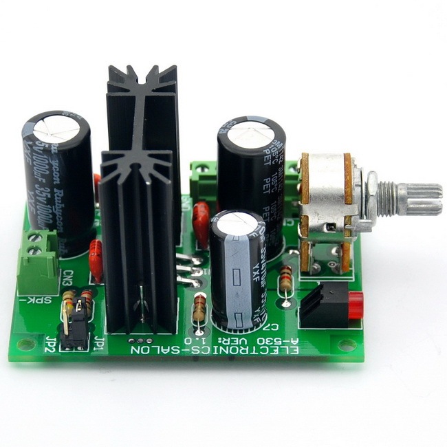 ELECTRONICS-SALON Mono 10W Audio Amplifier Module, Based on TDA2003 A. for Car Radio etc.
