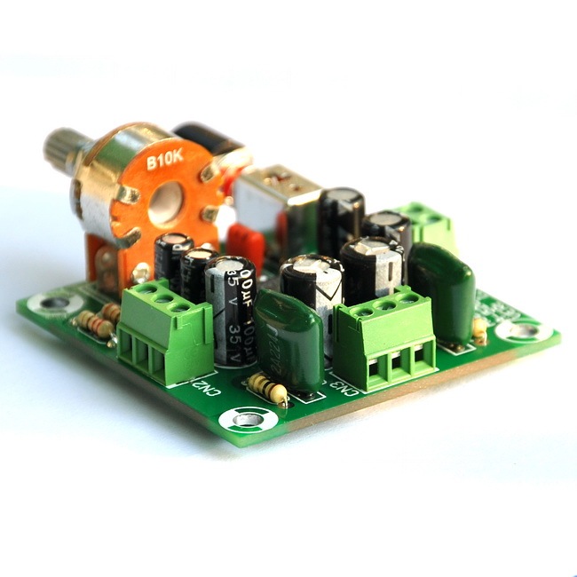 AUDIOWIND 2-Chl 0.7 Watt Audio Amplifier Module, Based on NJM2073.