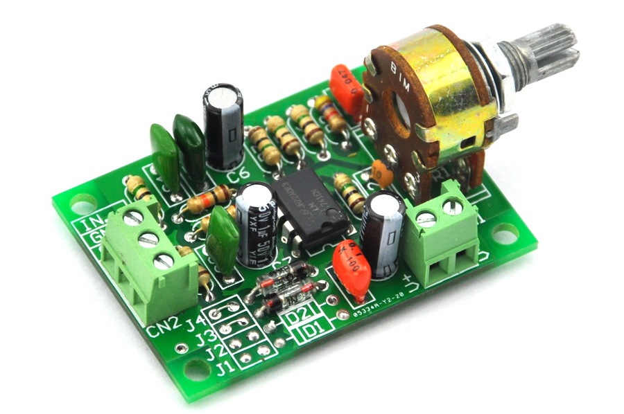 ELECTRONICS-SALON Guitar Distortion Effect Module Board, 1N270 Germanium Soft-clipped Distortion.