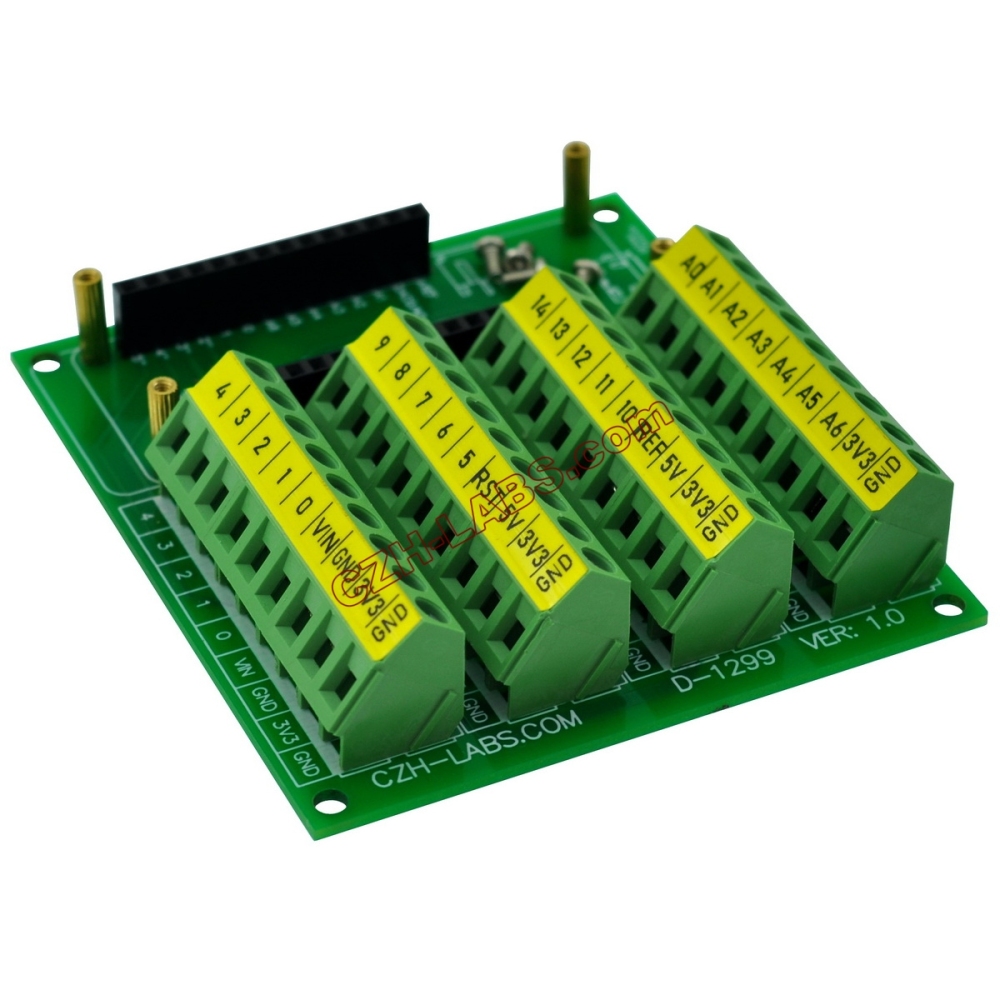Screw Terminal Block Breakout Module Board for Arduino MKR.
