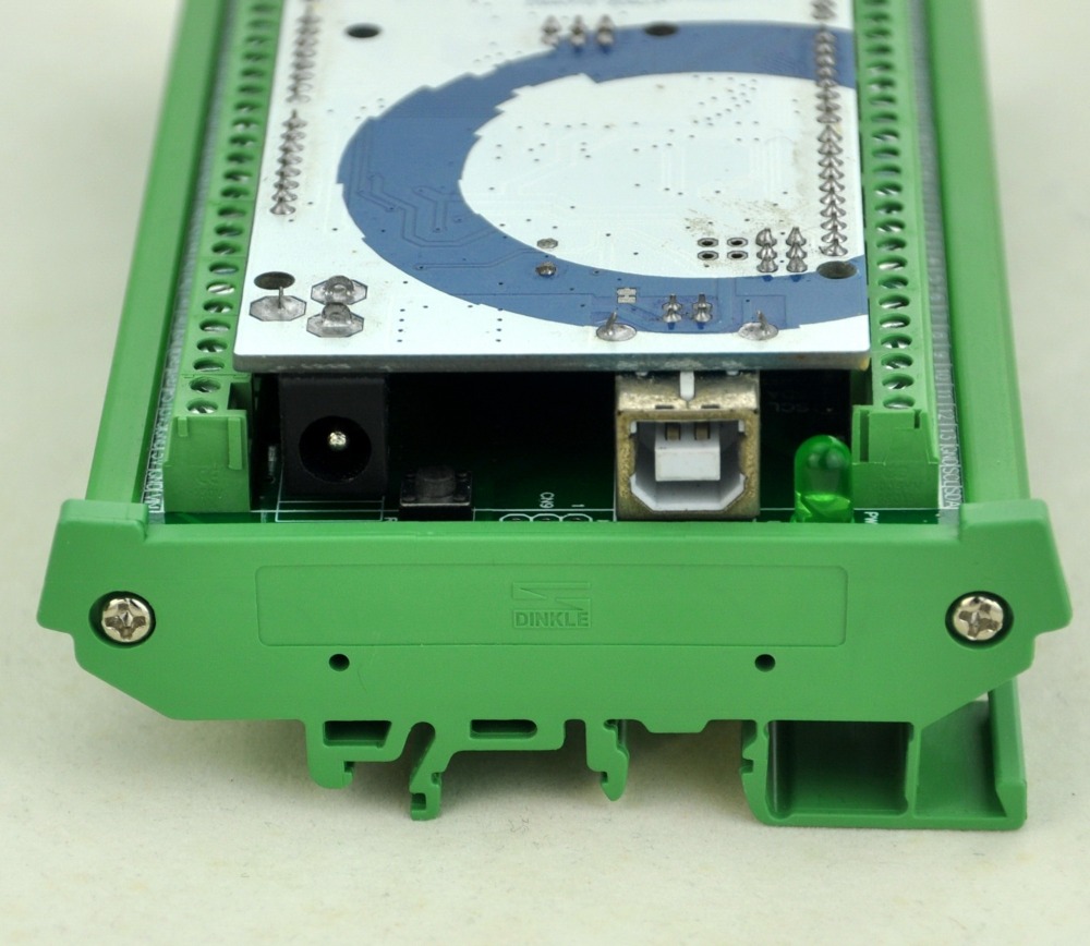 CZH-LABS DIN Rail Mount Screw Terminal Block Adapter Module, For Arduino MEGA-2560 R3.