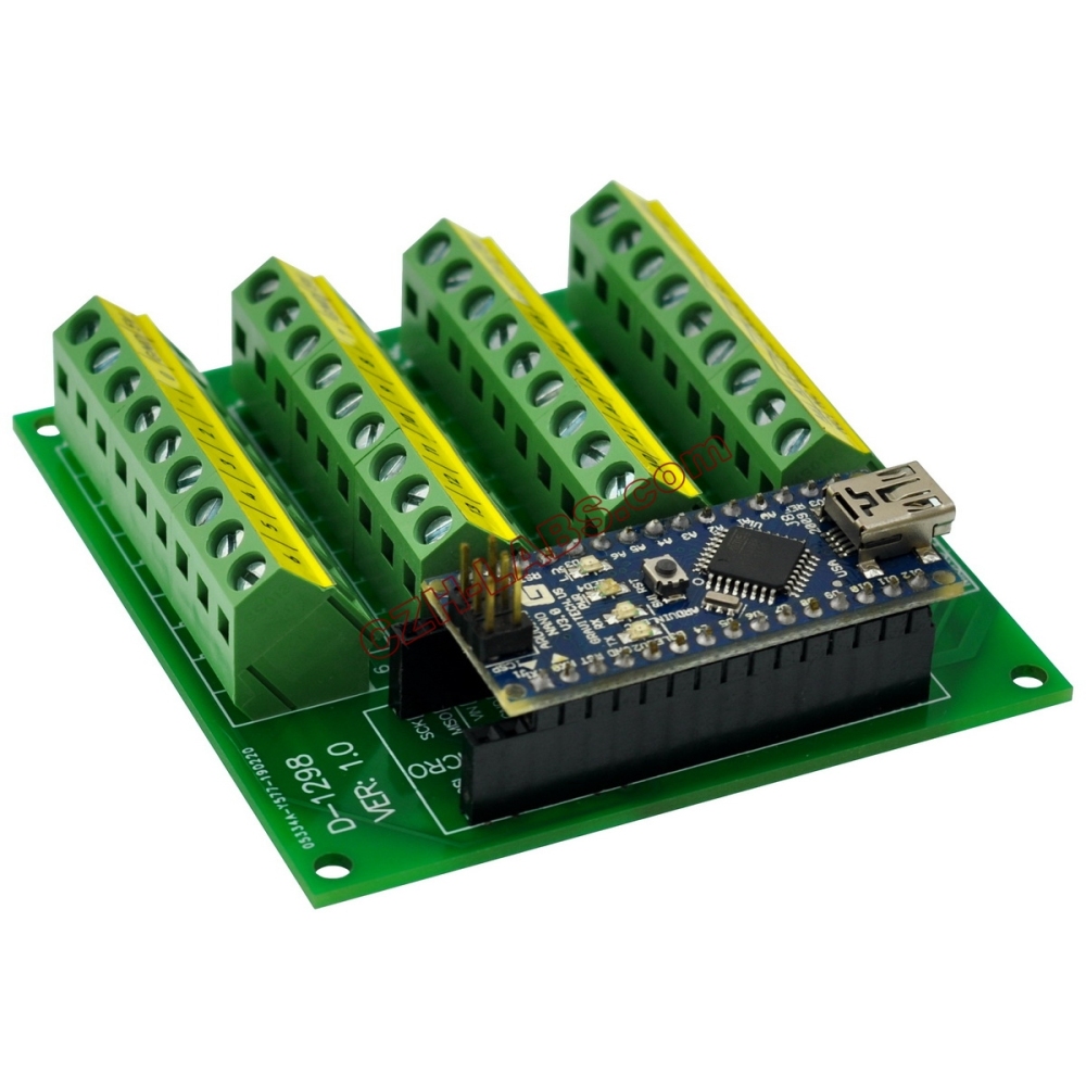 Screw Terminal Block Breakout Module Board for Arduino NANO/MICRO.