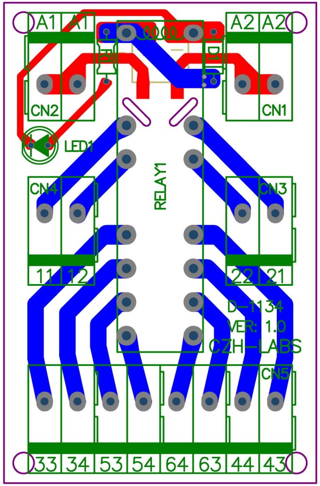 DIN Rail Mount Safety Relay Module, 24V AC/DC, G7SA-4A2B, 4PST-NO DPST-NC.