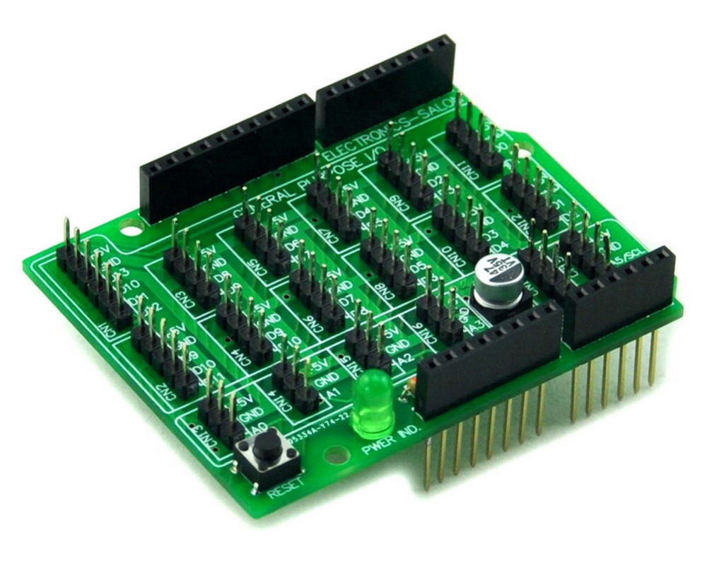 I/O Extension Board Kit for Arduino UNO DIY. [SOLDERING REQUIRED]