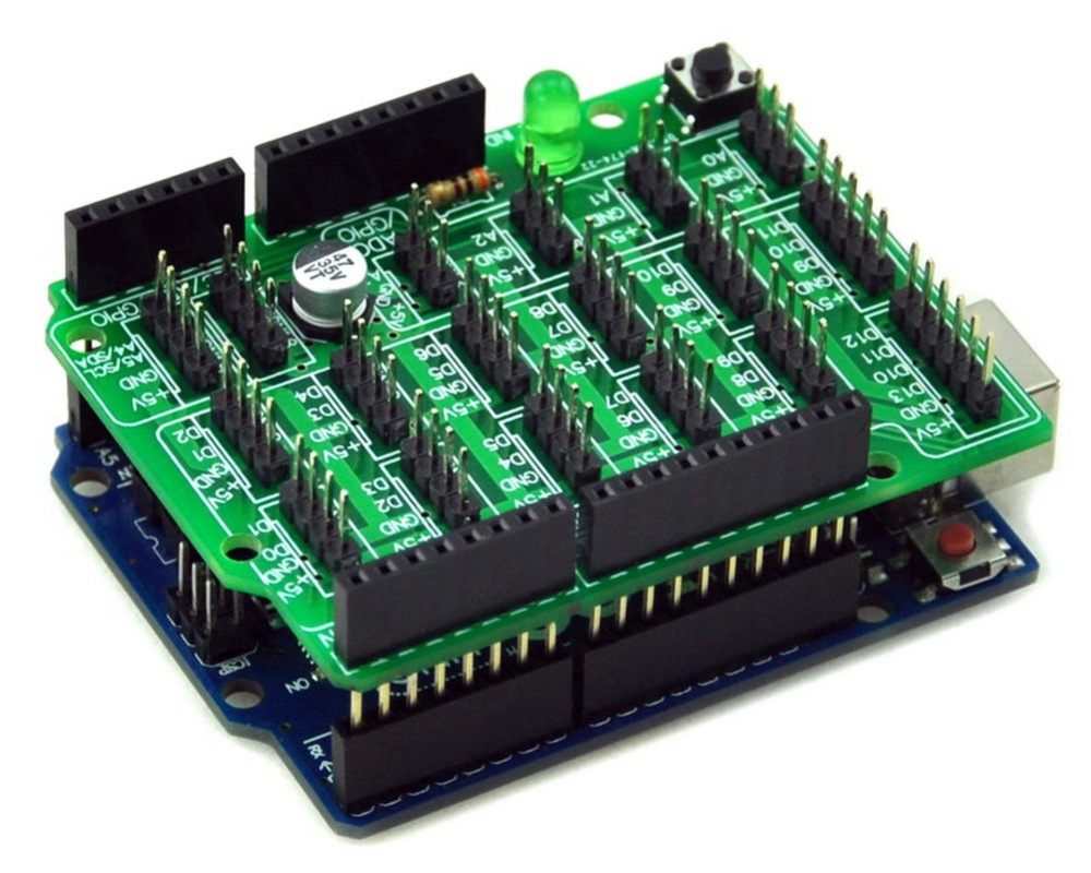I/O Extension Board Kit for Arduino UNO DIY. [SOLDERING REQUIRED]
