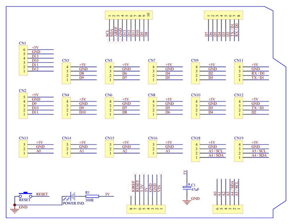 I/O Extension Board Kit for Arduino UNO DIY. [SOLDERING REQUIRED]