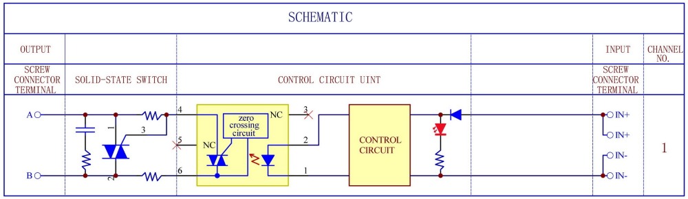 CZH-LABS 1 Channel 12 Amp Solid State Relay SSR Module, in 4~32VDC, out 100~240VAC.